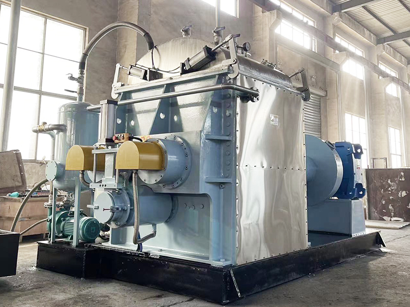 Vacuum kneading machine for TPS and 4SG rubber